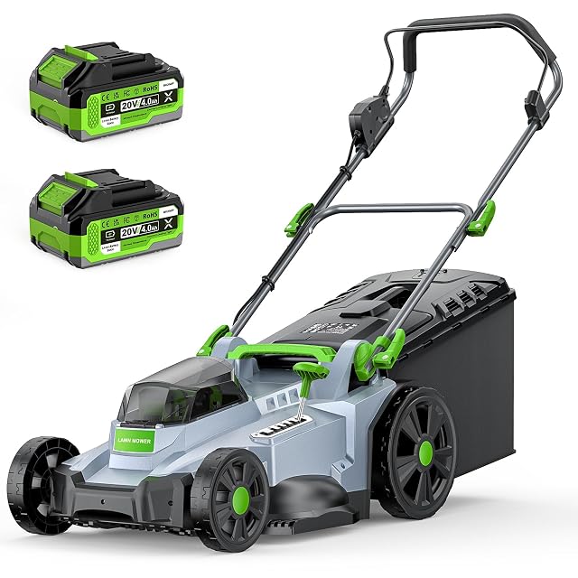 Cortacésped a batería ETOOLAB de 40 V con chasis de 42 cm y dos baterías