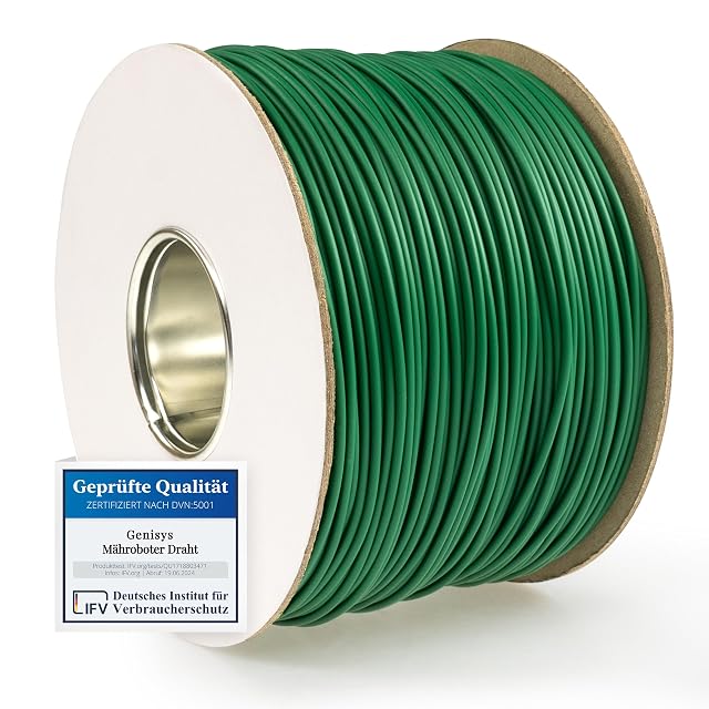 Rollo de cable perimetral de 2,7 mm estañado para robots cortacésped