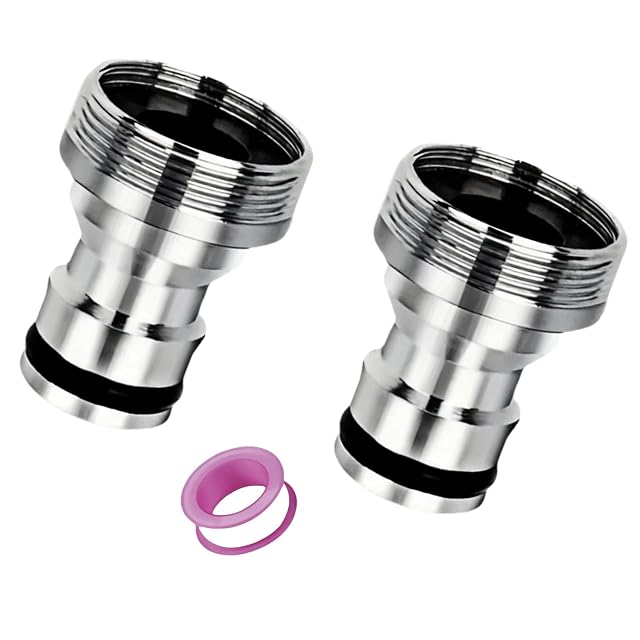 Adaptador de cobre para grifo monomando de interior con junta de goma