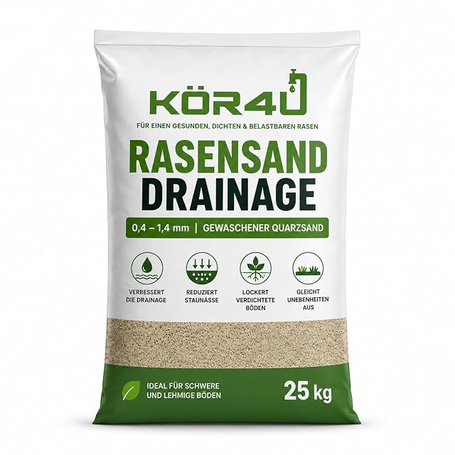 Saco de 25 kg de arena de cuarzo lavada para césped