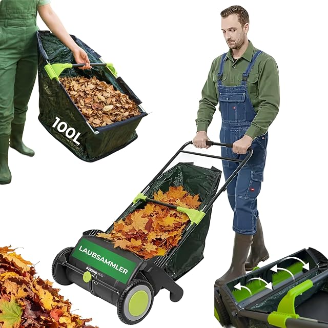 Barredora de césped manual STREND PRO con 53 cm de anchura de trabajo y bolsa de 100 litros
