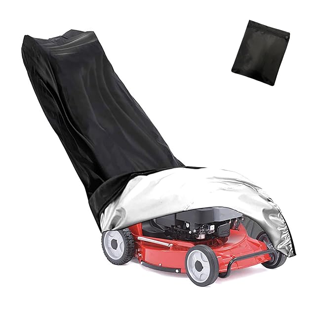 Funda WFYBMB de Oxford 210D para cortacésped con cordón de dobladillo ajustable