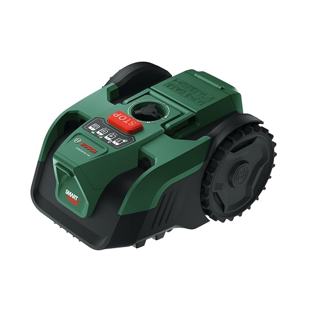Robot cortacésped Bosch VISIMOW18V-100 con 16 cm de anchura de corte, servido sin batería